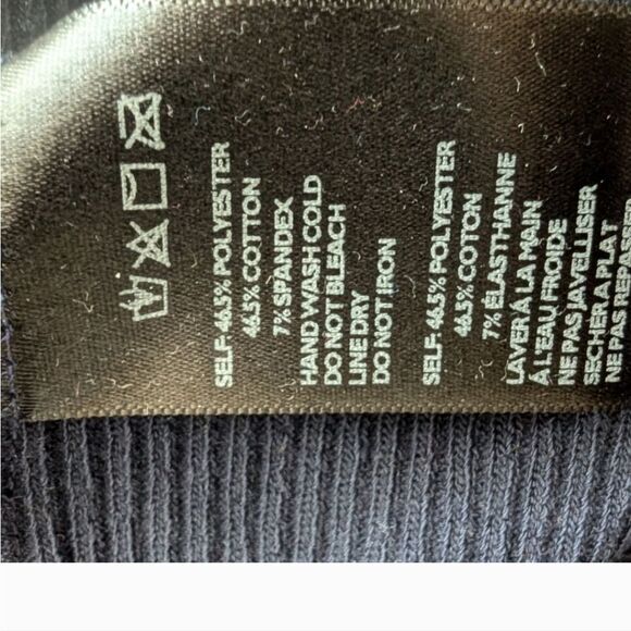 Urban Outfitters navy side button rib knit mini skirt size M nwt - Picture 4 of 8